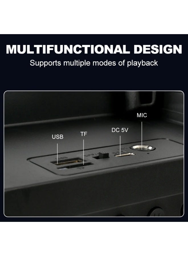 SING-E Portable 6.5 inch Speaker with LED Lights and Bluetooth - Image 4